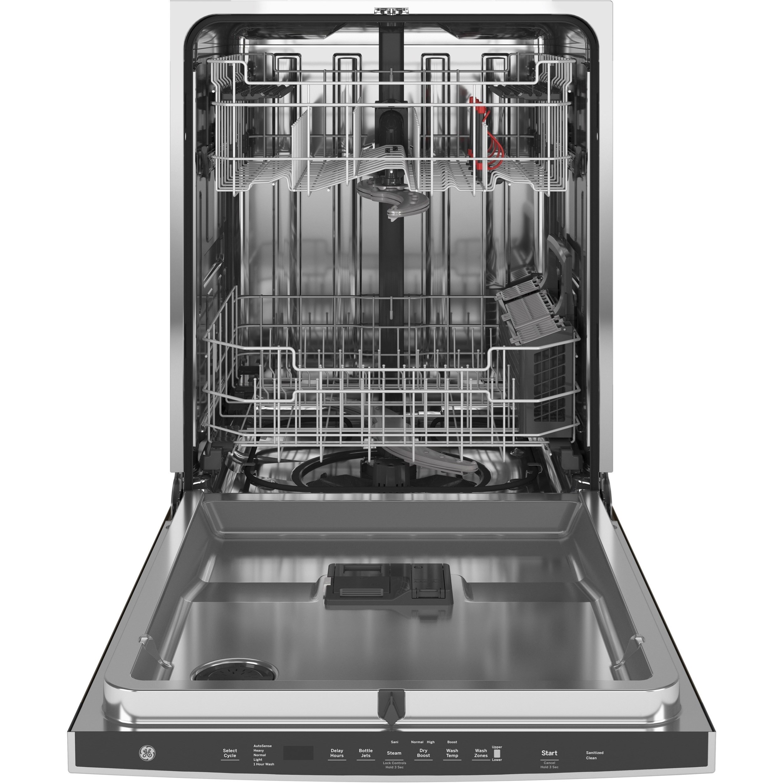 GE Appliances GE® Stainless Steel Interior Dishwasher with Hidden